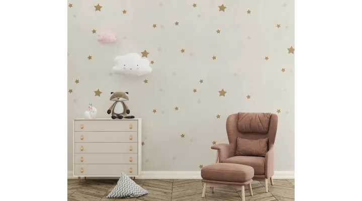 Stars for You – Dreamy Starry Night Kids’ Wallpaper | Art Vision Decor