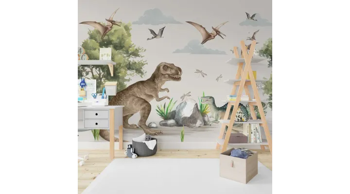 Cute Bunny Wallpaper for Kids | Floral & Playful Nursery Design