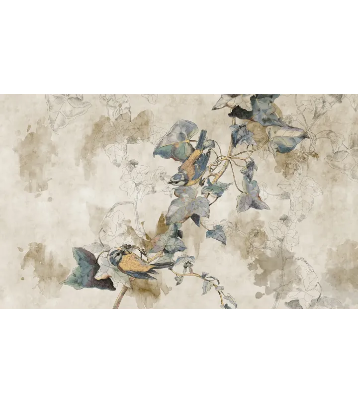 Conneto Seamless Wallpaper with Reed Design for Stylish Interiors | Art Vision Decor