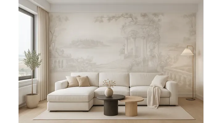 Timeless Passage Mural Wallpaper - Elegant Classical Wall Decor