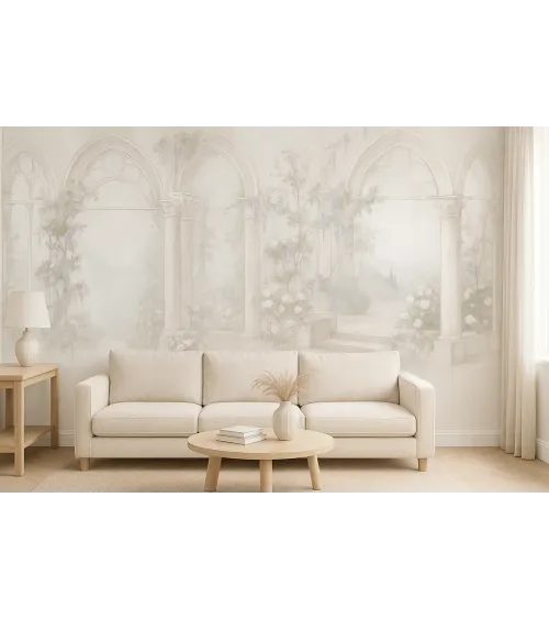Seraphic Vista Mural - Timeless Elegance for Your Walls