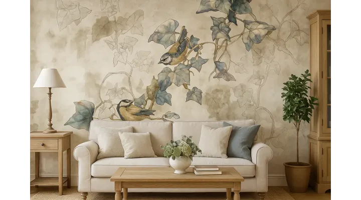 Conneto Seamless Wallpaper with Reed Design for Stylish Interiors | Art Vision Decor