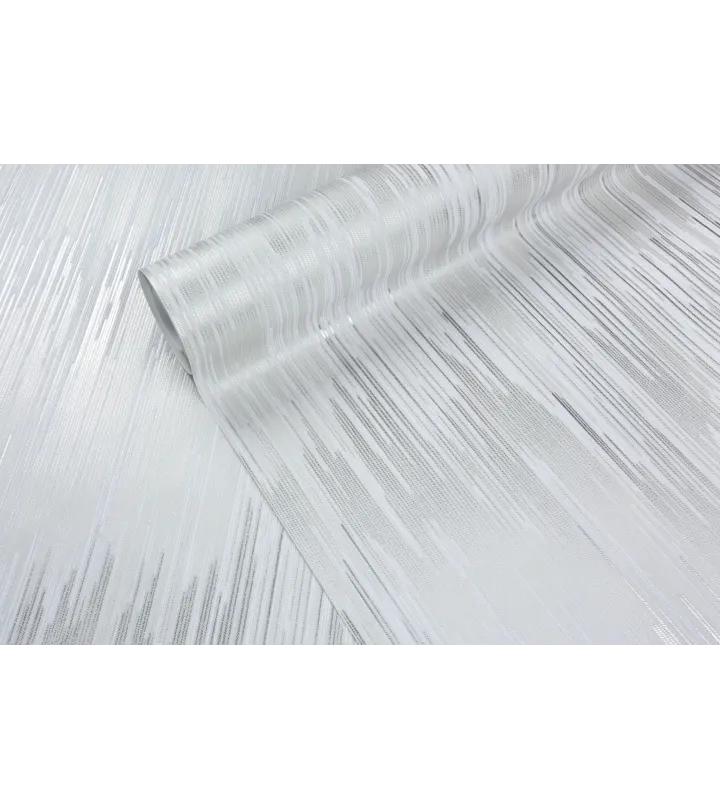 Vinyl Foam wallpaper on non-woven base Vinil RAIN DHS-1587-02 white gray