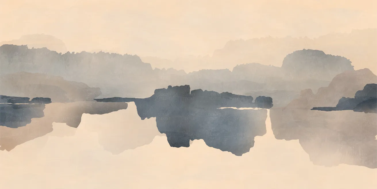 Monte Soprano Custom Seamless Wallpaper – Zen-Inspired Elegance for Serene Interiors