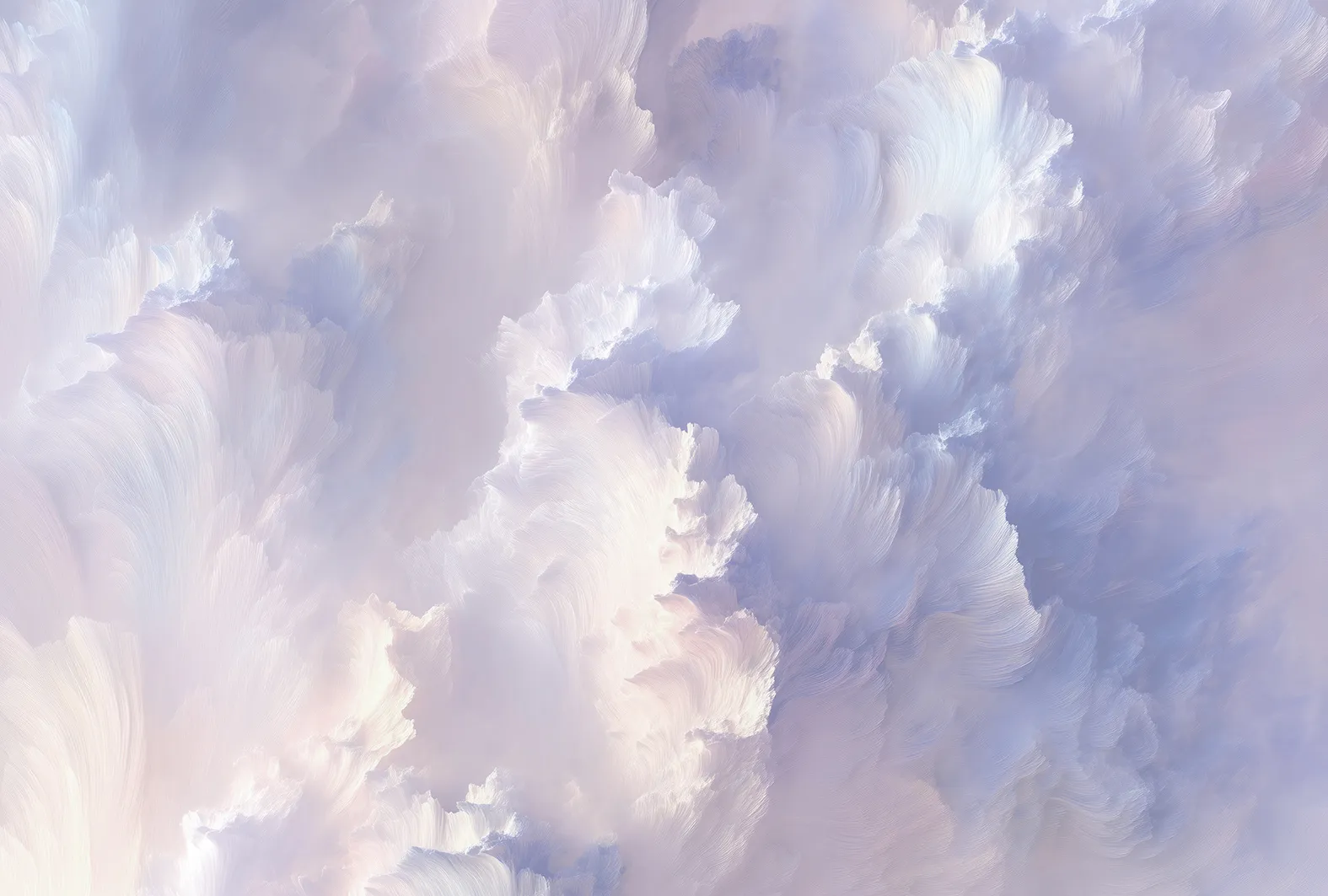 Silken Bloom – Elegant Seamless Wallpaper with Airy Floral Texture | Art Vision Decor