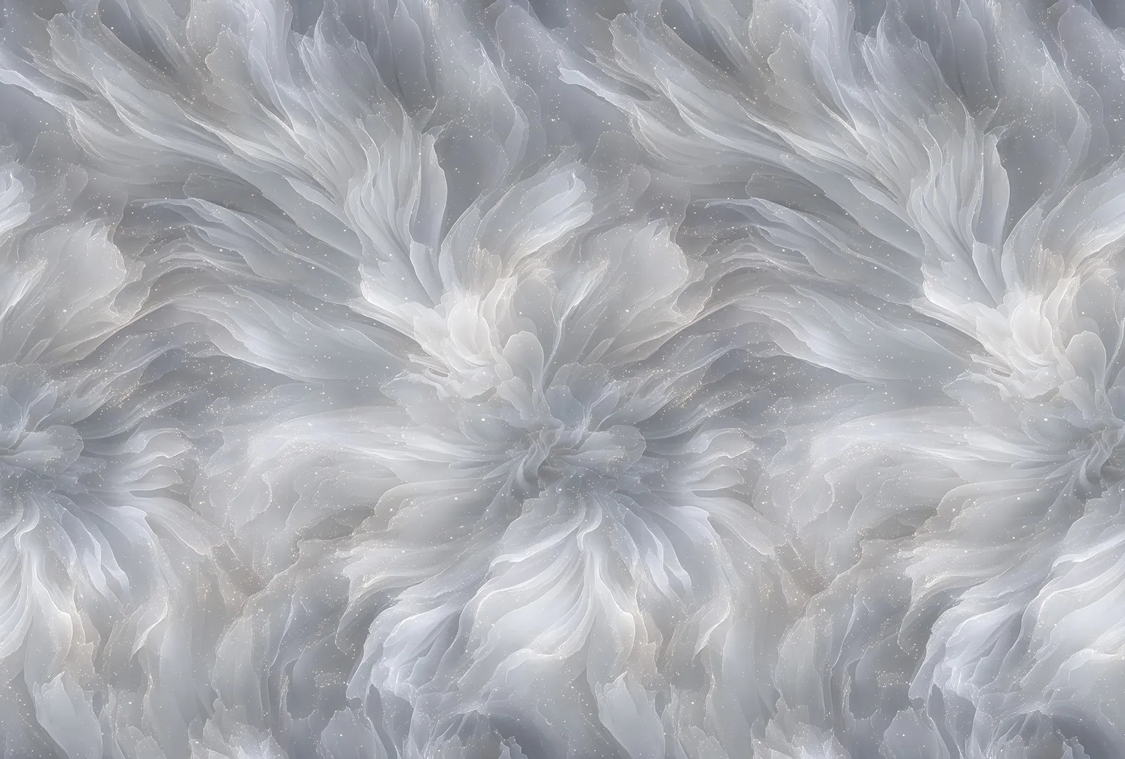 Celestial Petals – Seamless Wallpaper with Ethereal Bloom Design | Art Vision Decor