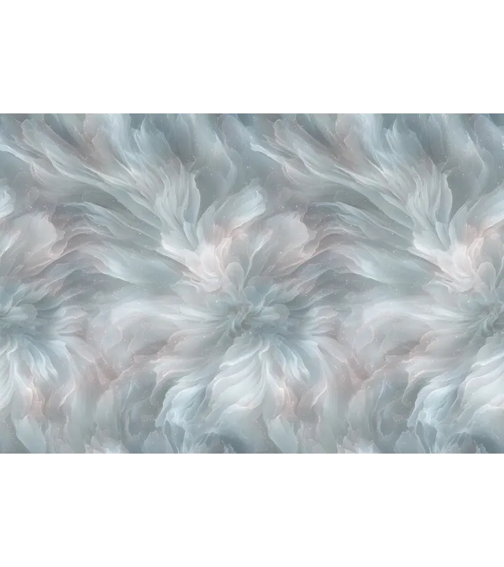 Celestial Petals – Seamless Wallpaper with Ethereal Bloom Design | Art Vision Decor