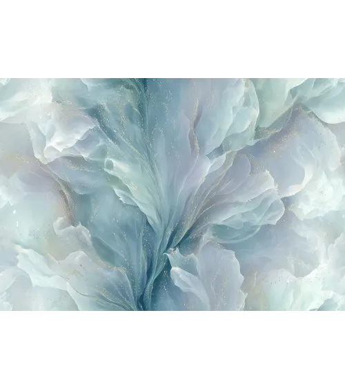Ethereal Veil – Seamless Flowing Petal Wallpaper | Art Vision Decor