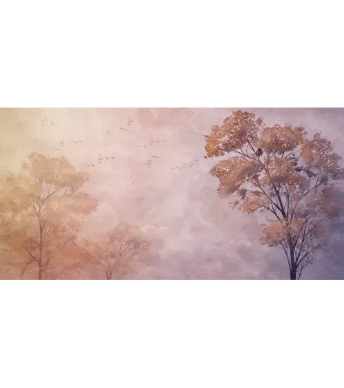 Ripensamento – Elegant Seamless Tree Landscape Wallpaper | Art Vision Decor
