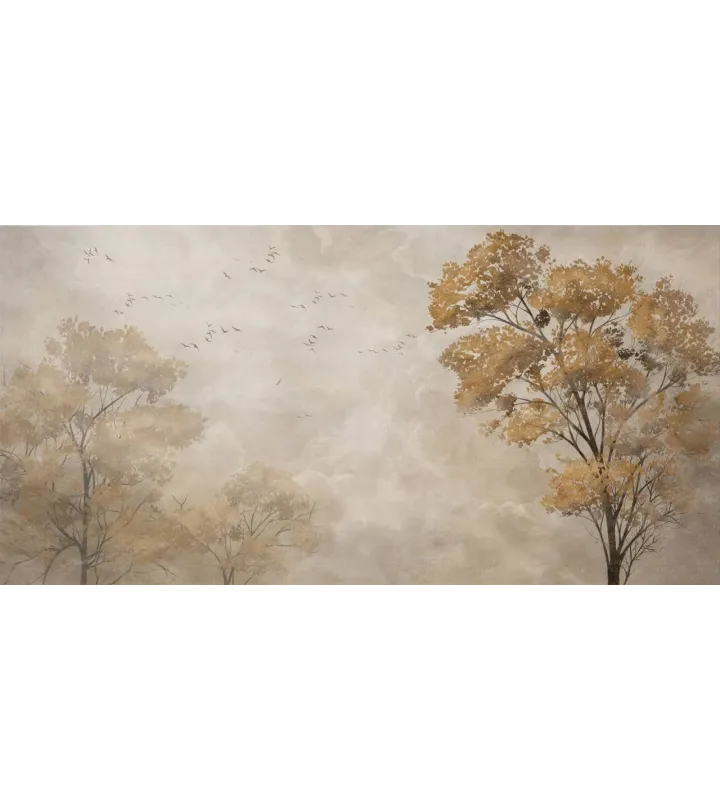 Ripensamento – Elegant Seamless Tree Landscape Wallpaper | Art Vision Decor