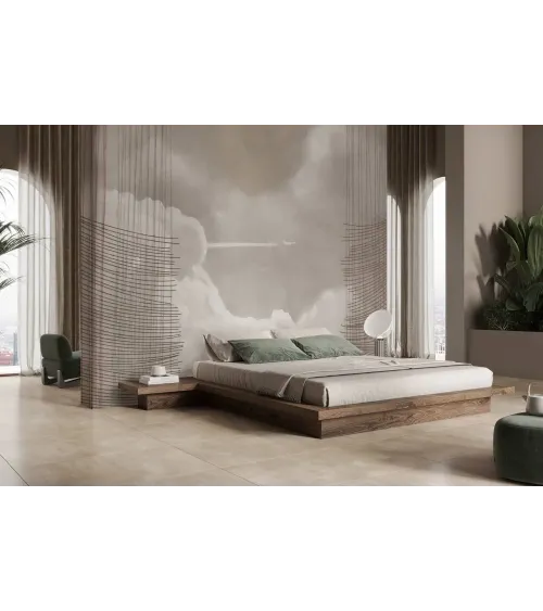 Tomas Edison Seamless Wallpaper | Luxury Earth-Tone Wall Design by Art Vision Decor