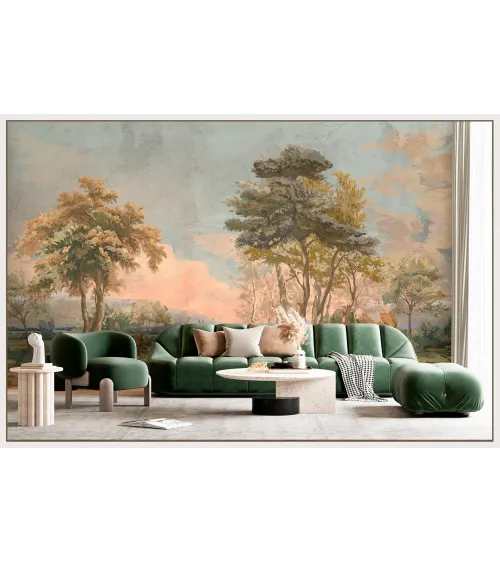 Forest Sounds Seamless Wallpaper | Luxury Earth-Tone Wall Design by Art Vision Decor