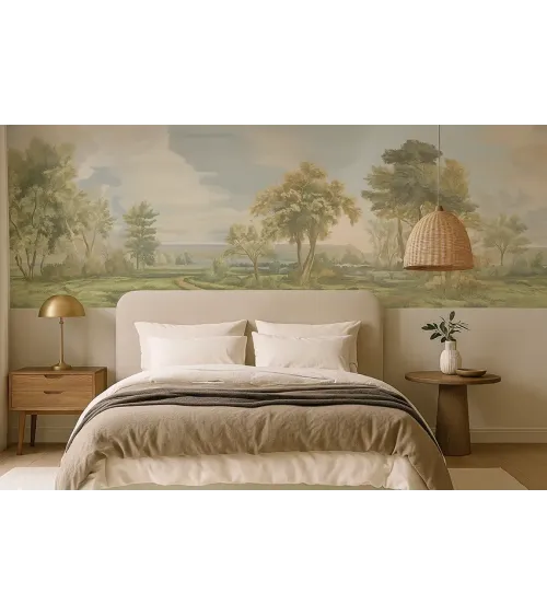 Forest Sounds Seamless Wallpaper | Luxury Earth-Tone Wall Design by Art Vision Decor