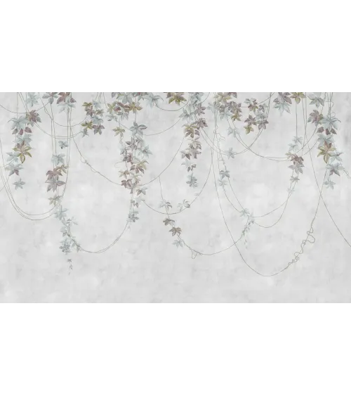 Vine Harmony — Nature-Inspired Wallpaper in Soft Shades | Art Vision Decor