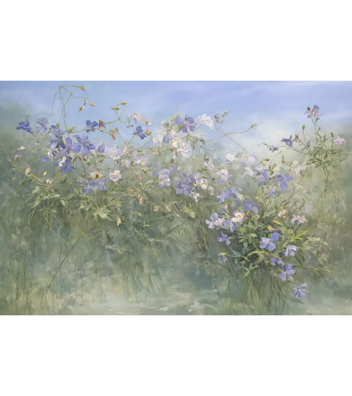 Elaris Custom Floral Wallpaper | Luxury Seamless Wall Mural  | Art Vision Decor