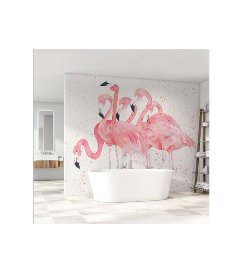 Wall Mural "Flamma birds" buy with delivery in Ukraine in the Luxury Textile store