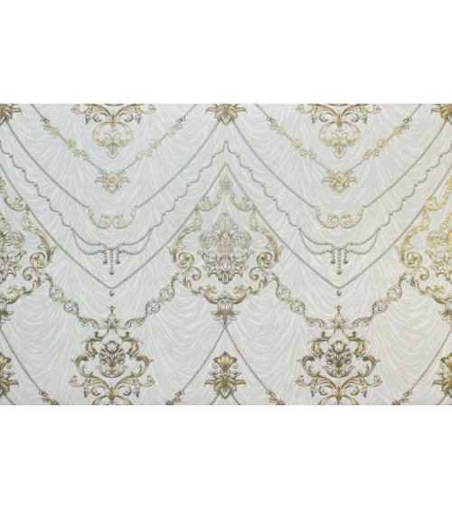 Vinyl Foam wallpaper on non-woven base Vinil Lankaran  DHS-1416/7 Light Gray 10,05 x
