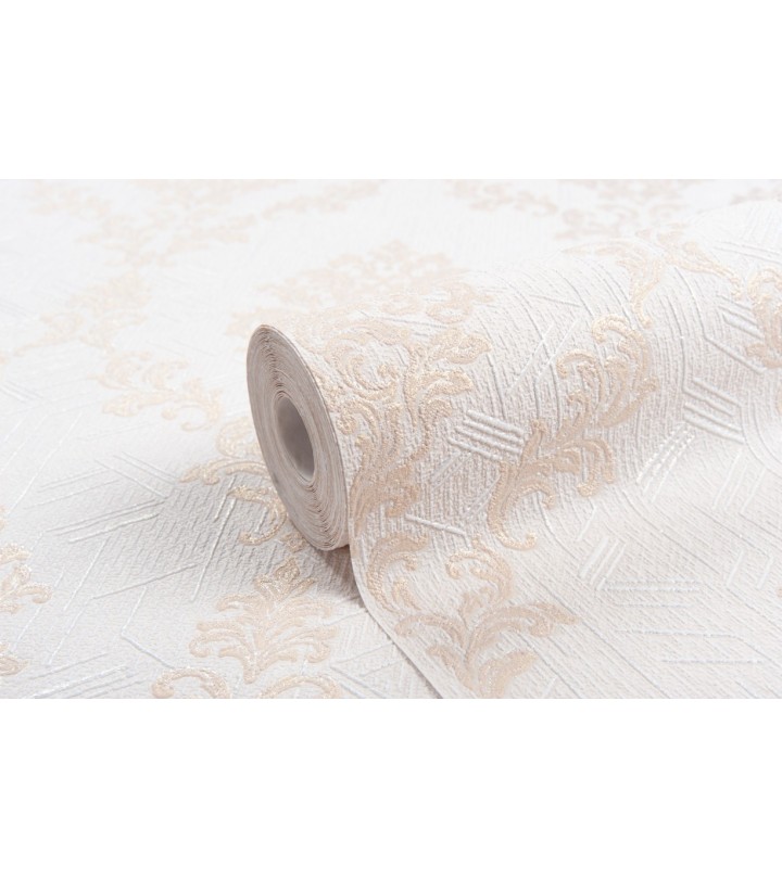 Vinyl Foam wallpaper on non-woven base Vinil Shamani DHV-1489/1 Beige-Sandy 10,05 x 1,06 m
