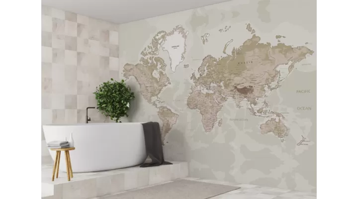 Wall Mural "One more map" buy with delivery