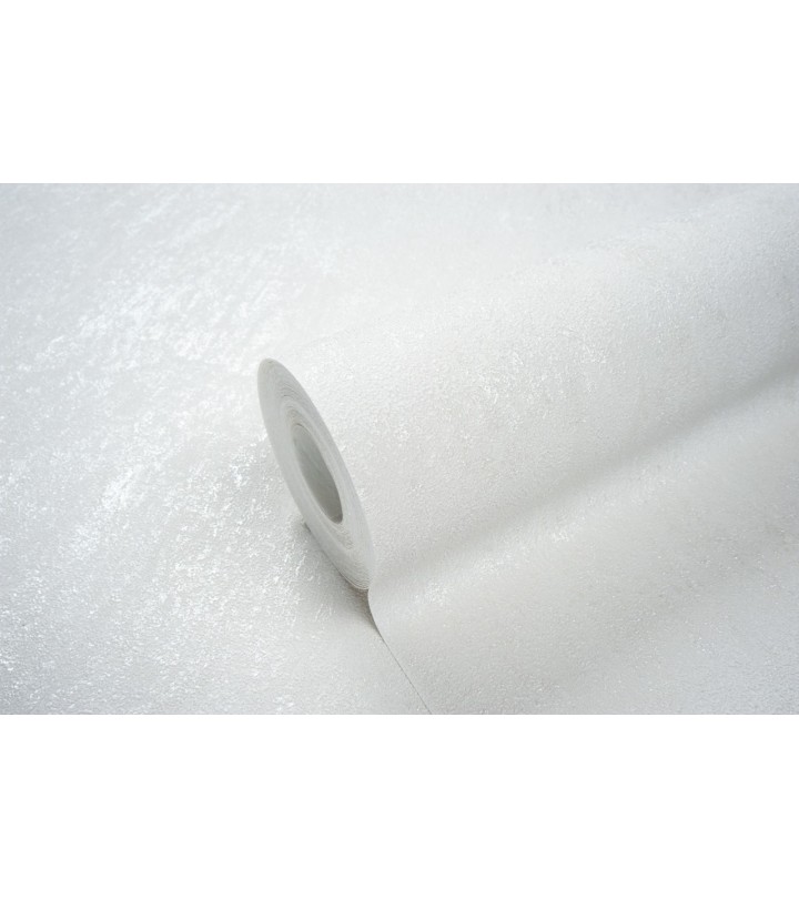 Hot Embossed wallpaper on Non-Woven Base Vinil Alanya VIP 1-1542 White 10,05 x 1,06 m
