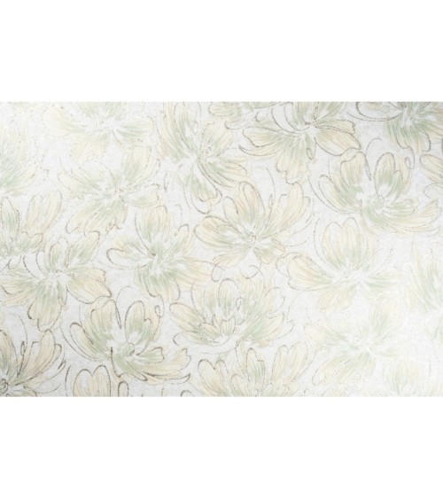 Vinyl Foam wallpaper on non-woven base Vinil Pure DHL-1652/3 Light Yellow Green(1,06С…10,05 m)