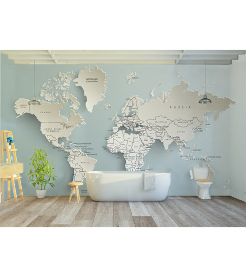 Wall Mural "Light volume card" buy with delivery.