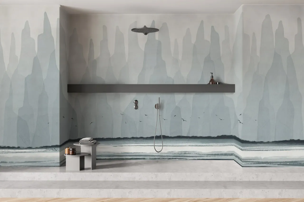 Appenini Seamless Wallpaper – Modern Elegance for Unique Interiors