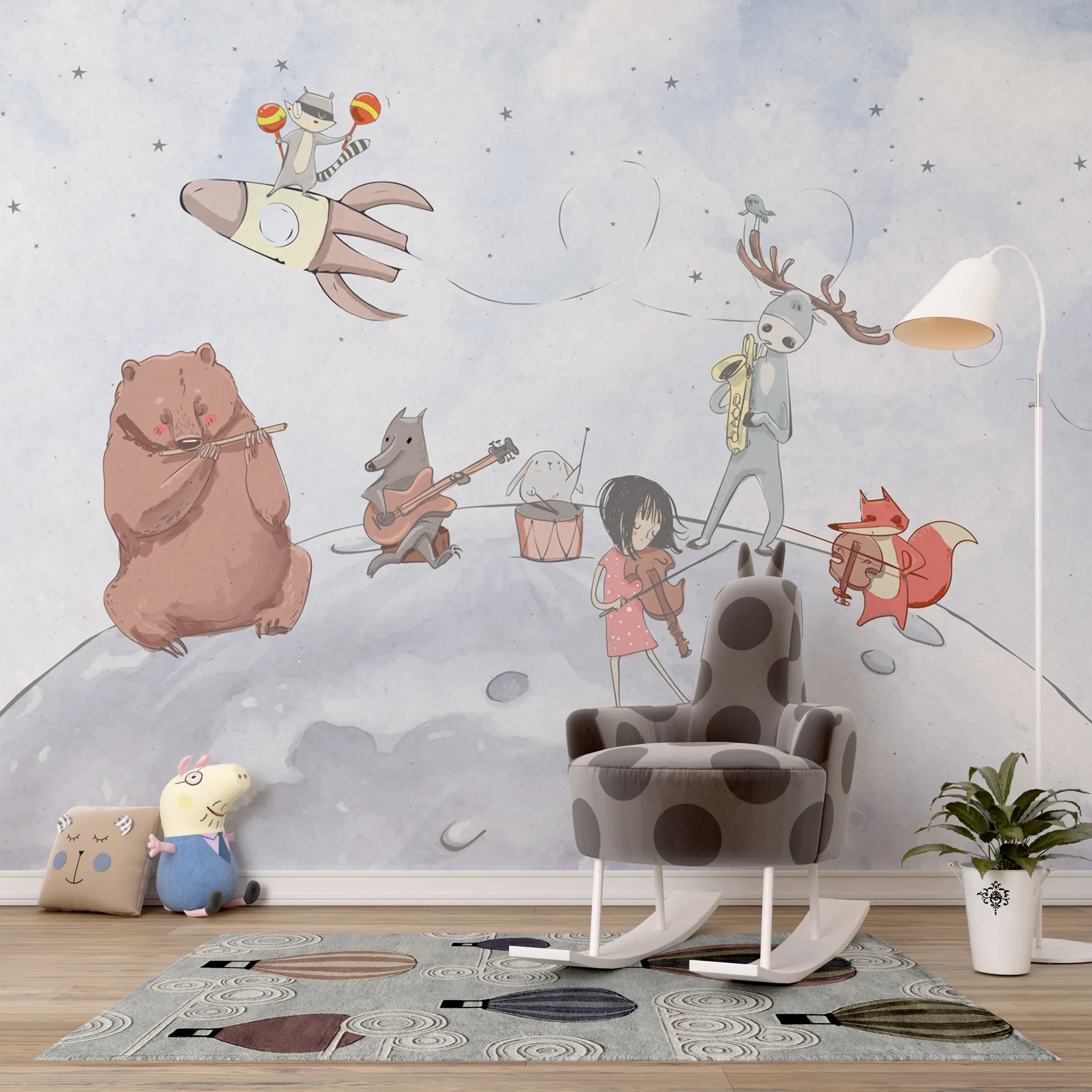 Supernova Blast – Bold Cosmic Wallpaper for Kids | Art Vision Decor