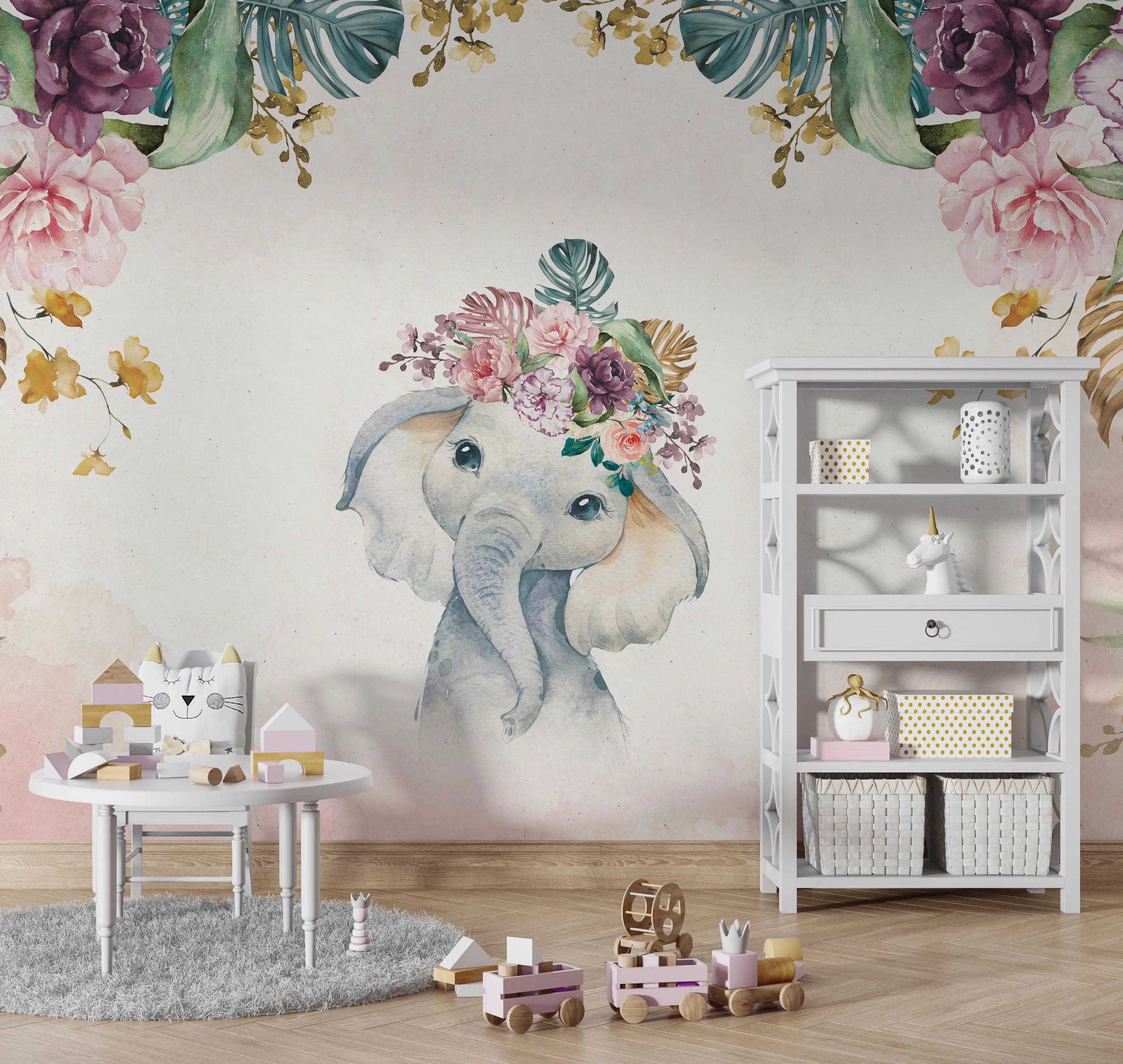 Floral Elephant
