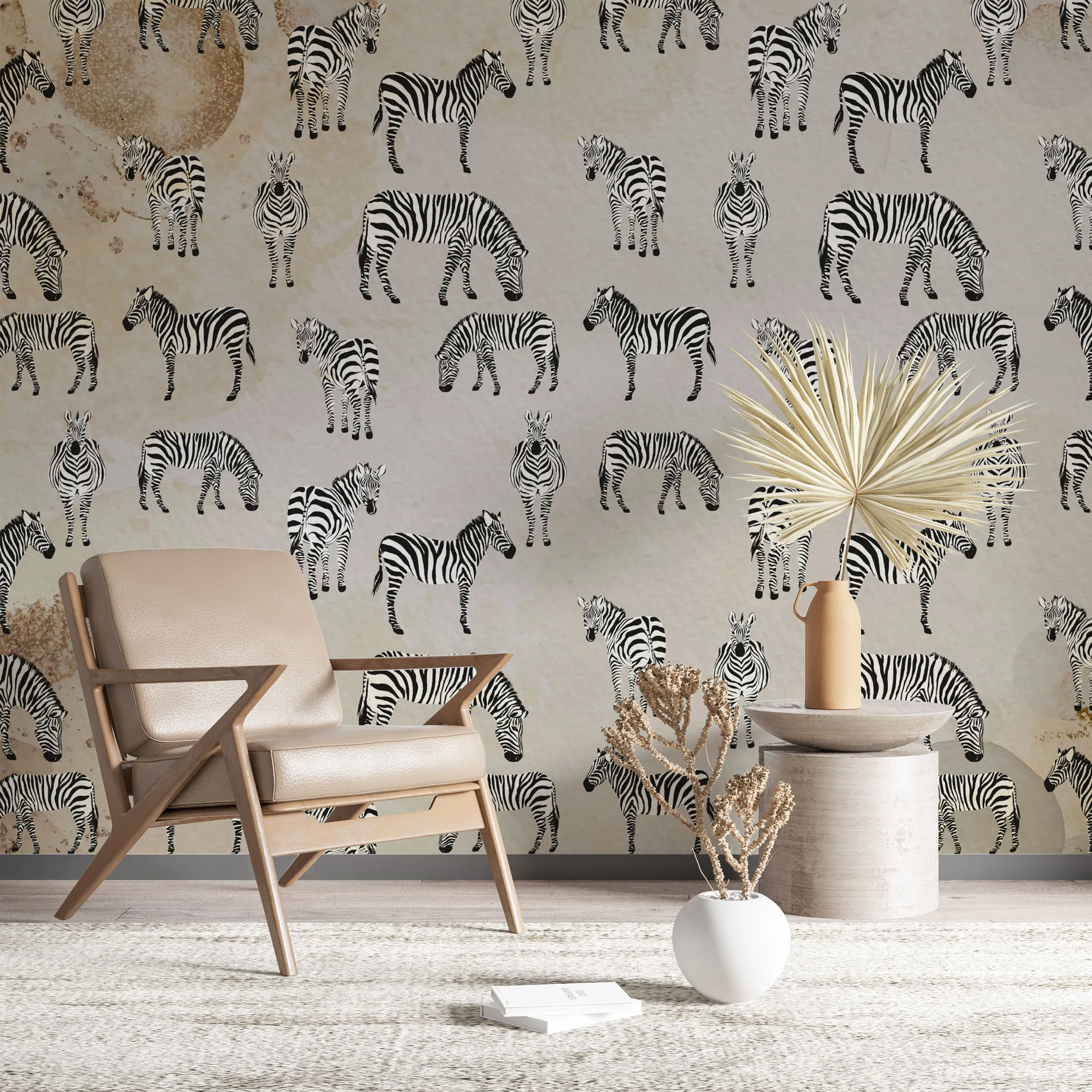 Zebra Safari Kids’ Wallpaper | Playful & Stylish Animal Print