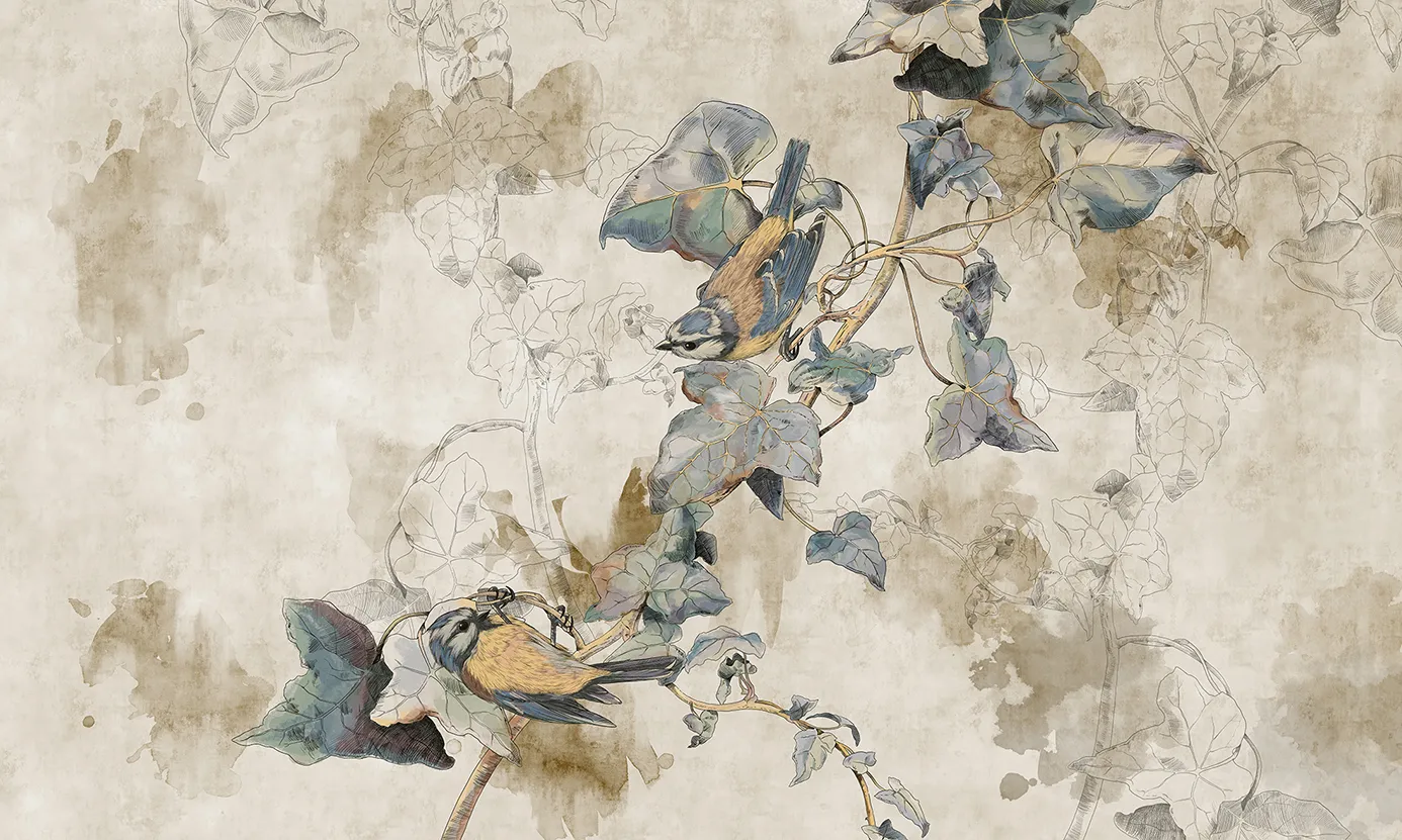 Conneto Seamless Wallpaper with Reed Design for Stylish Interiors | Art Vision Decor