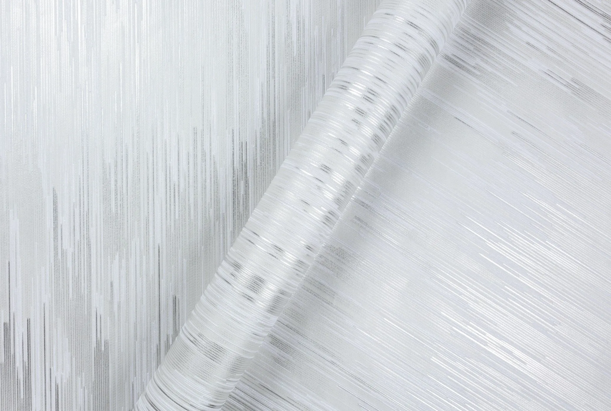 Vinyl Foam wallpaper on non-woven base Vinil RAIN DHS-1587-02 white gray