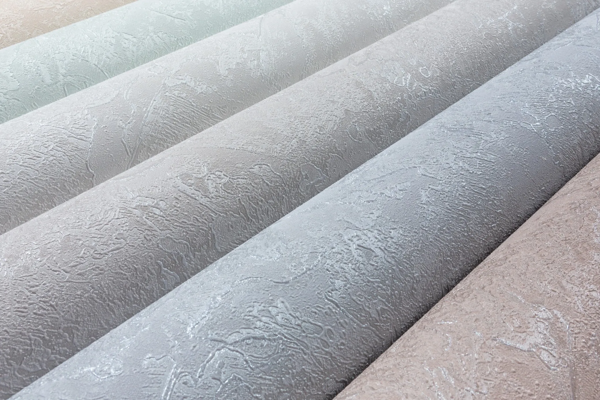 Almaz Wallpaper Collection – Soft Mineral Texture with Elegant Sheen | Art Vision Decor SHT-1662-04 Silver