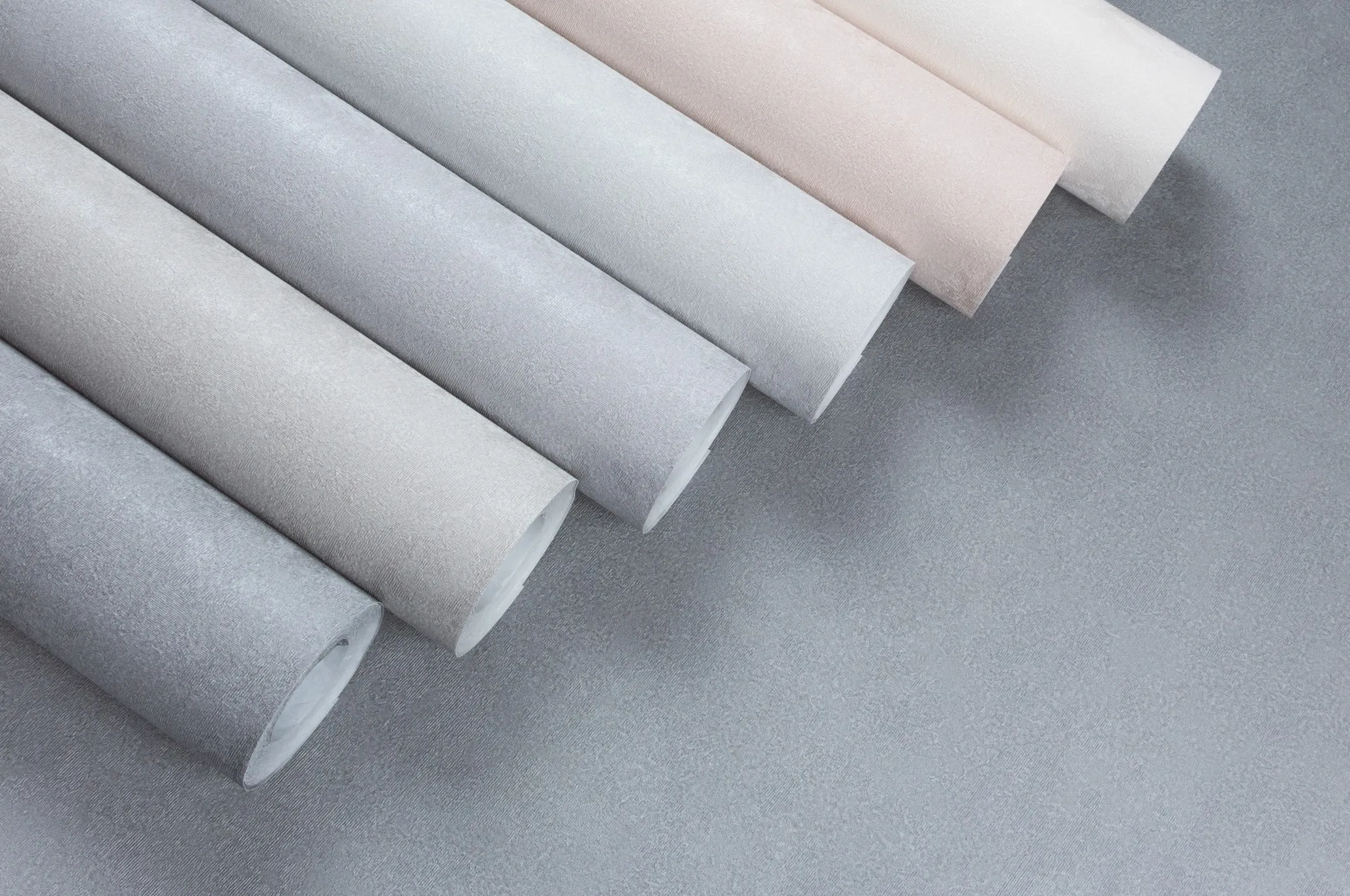 Cascad Wallpaper Collection – Soft Mineral Texture with Elegant Sheen | Art Vision Decor SHT-1663-05 Gray
