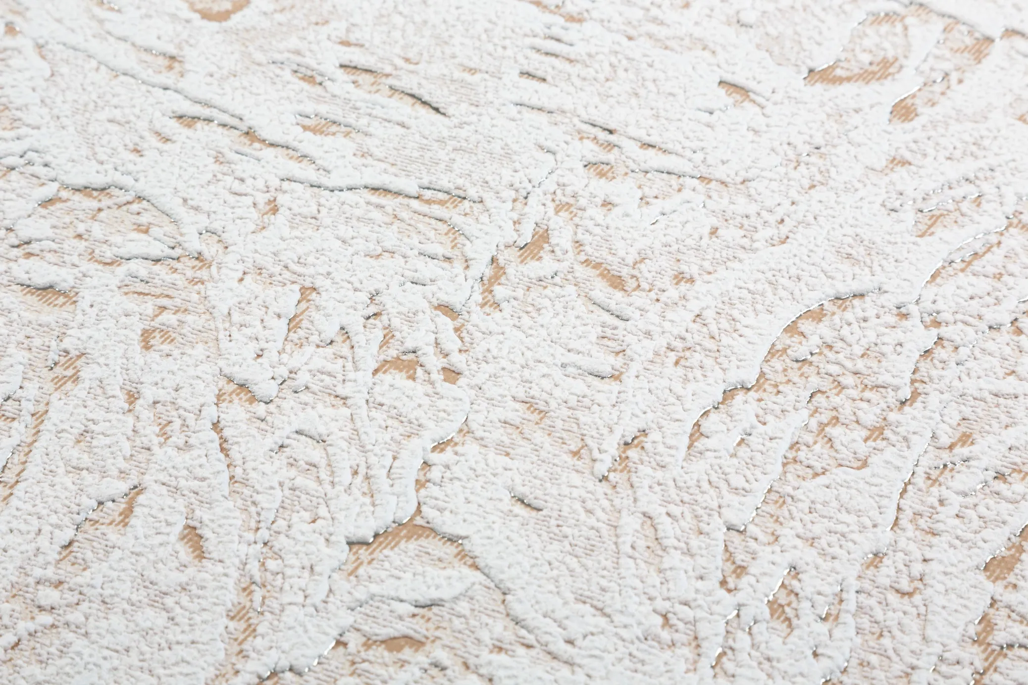 Vinyl Foam wallpaper on non-woven base Vinil ESFERO DHS-1596-04 Gold Beige