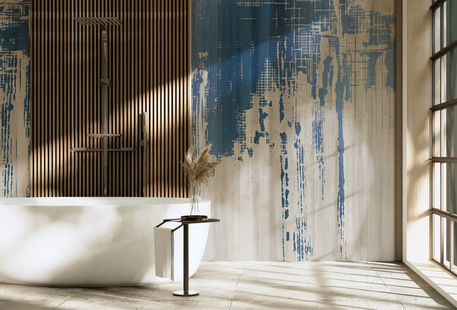 Infanzia – Abstract Seamless Wallpaper with Industrial Texture | Art Vision Decor