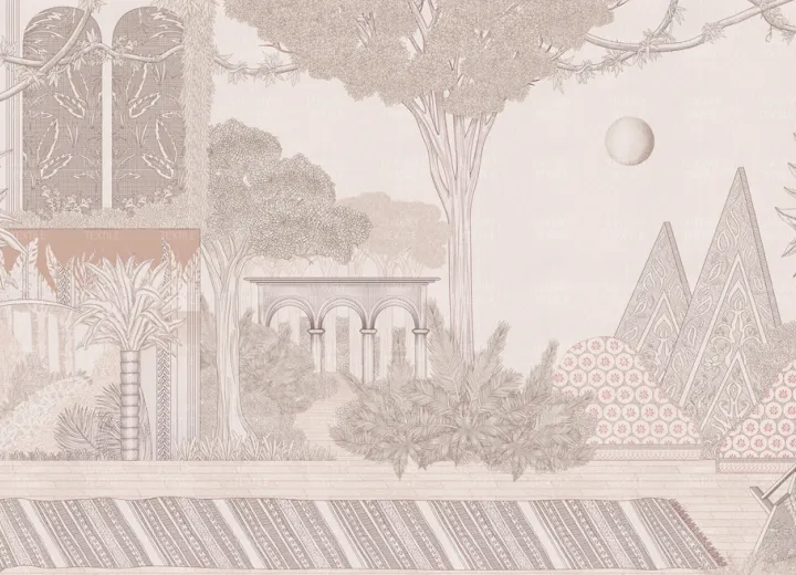 Impero Romano Seamless Custom Wallpaper | ART VISION DECOR Canada