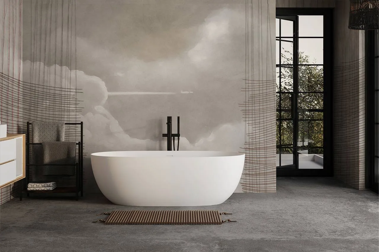 Tomas Edison Seamless Wallpaper | Luxury Earth-Tone Wall Design by Art Vision Decor
