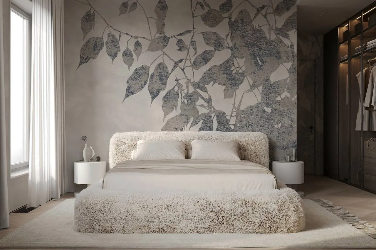 Velvet Season Seamless Wallpaper | Luxury Earth-Tone Wall Design by Art Vision Decor