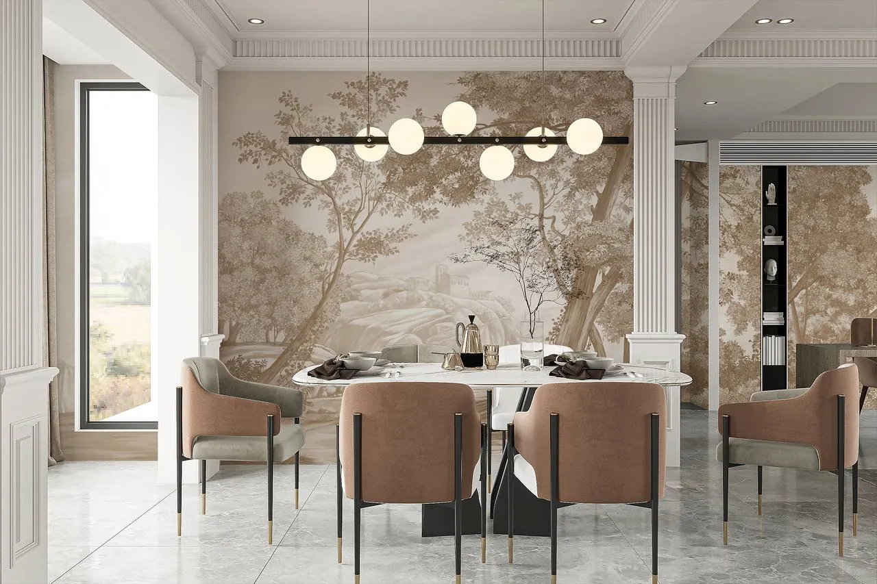 Trieste Luxury Wallpaper Mural in Richmond Hill | Custom Wall Art Canada