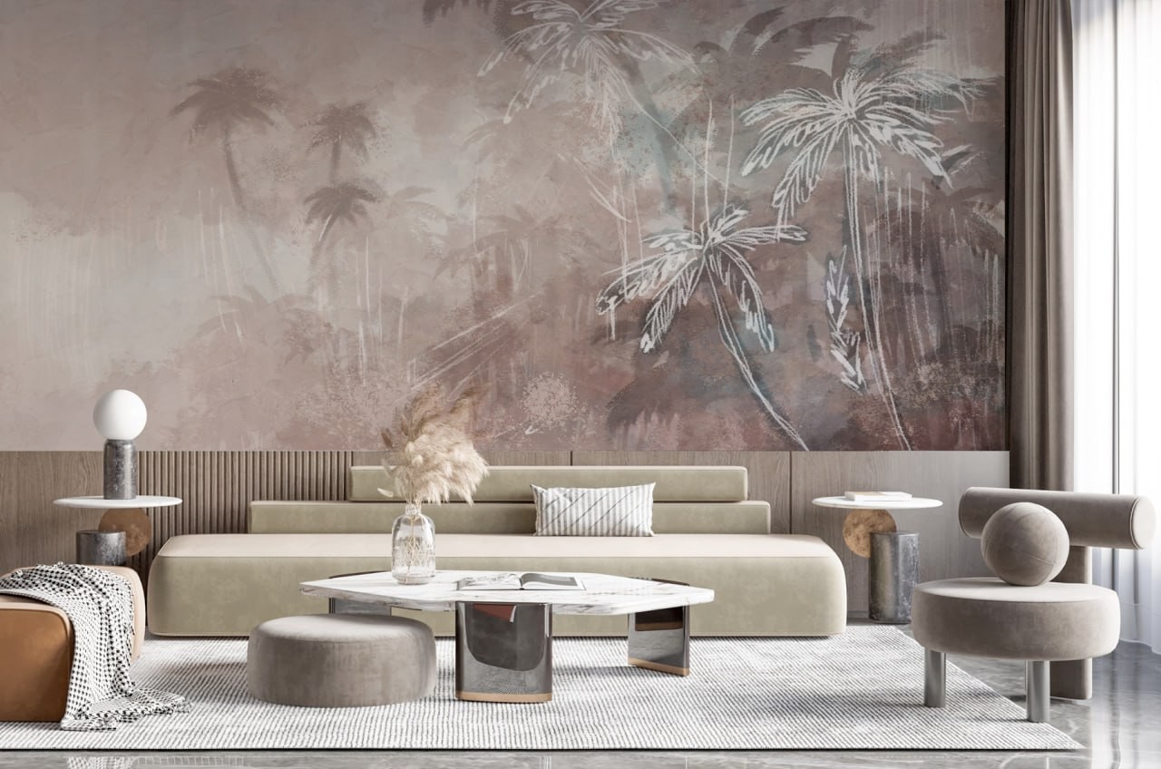 Tropical Jungle Wallpaper Collection - Palm Tree Murals & Leafy Patterns