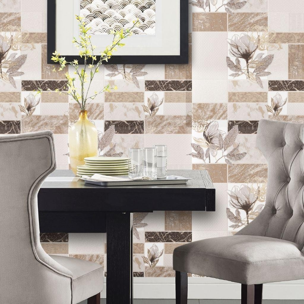 Vinyl Foam wallpaper on paper backing Vinil Marmorica MNK 4-1058 mint 10,05 x 0,53 m
