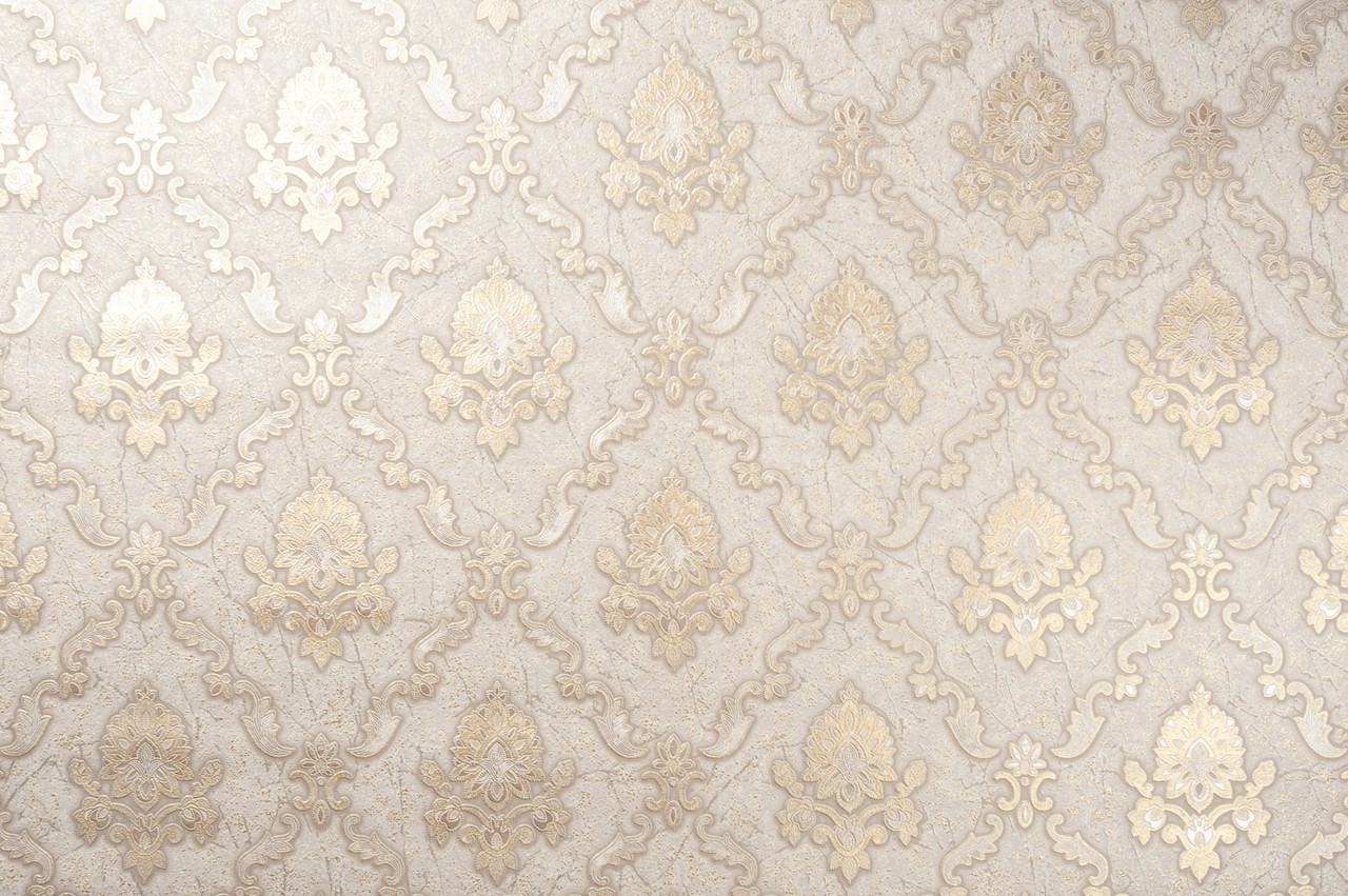 Vinyl Foam wallpaper on non-woven base Vinil Klein  DHS-1413/3 Golden Beige 10,05 x 1,06 m
