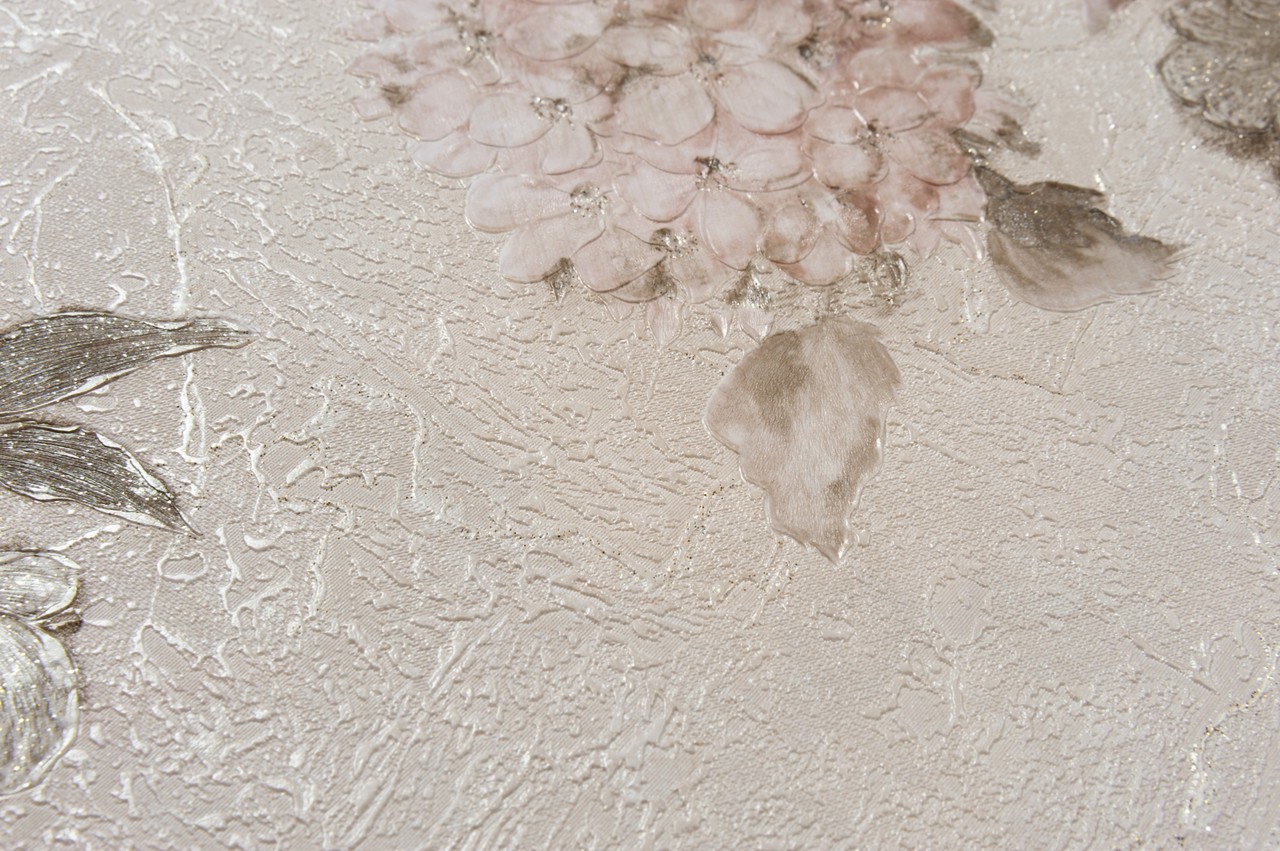 Hot Embossed wallpaper on Non-Woven Base Vinil Agava SHT 6-1405 Beige 10,05 x 1,06 m