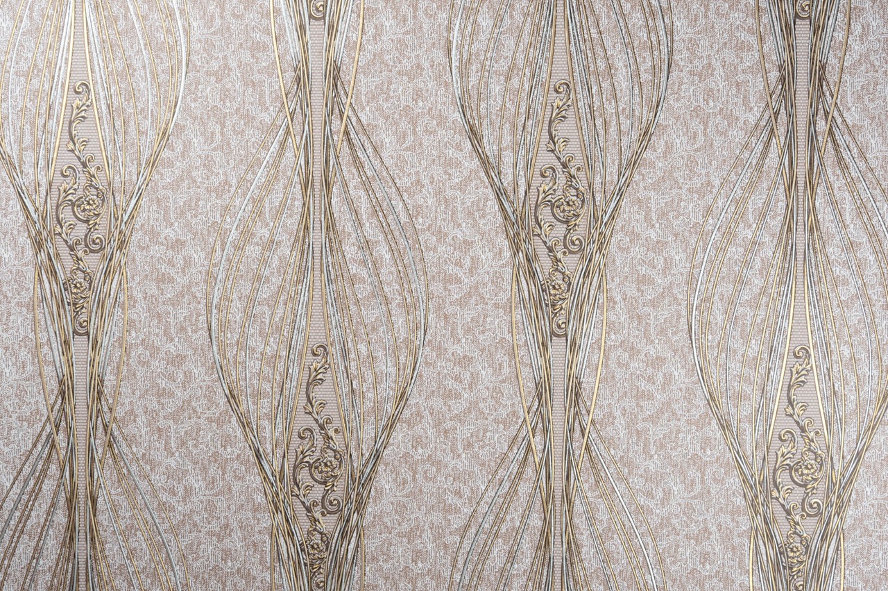 Vinyl Foam wallpaper on non-woven base Vinil Italy  DHN-1322/5 Dark-Beige 10,05 x 1,06 m