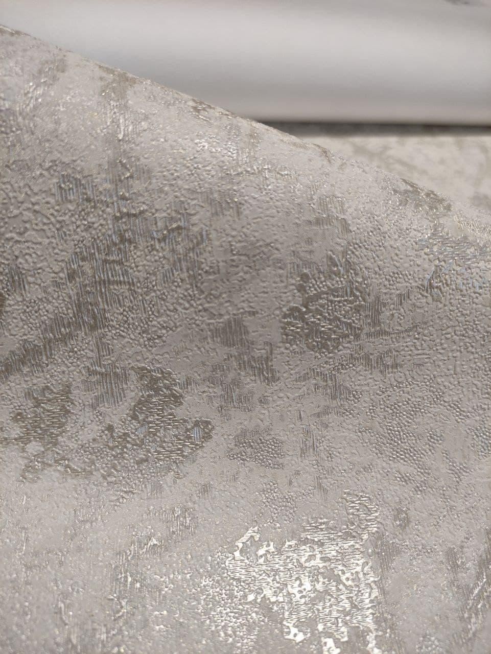 Hot Embossed wallpaper on Non-Woven Base Vinil Sofi SHT8-1210 Silver-Olive 10,05 x 1,06 m
