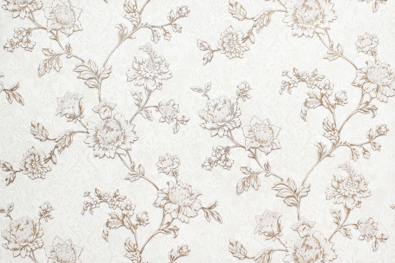 Vinyl Foam wallpaper on non-woven base Vinil Elegy DHV-1483/1 Beige 10,05 x 1,06 m