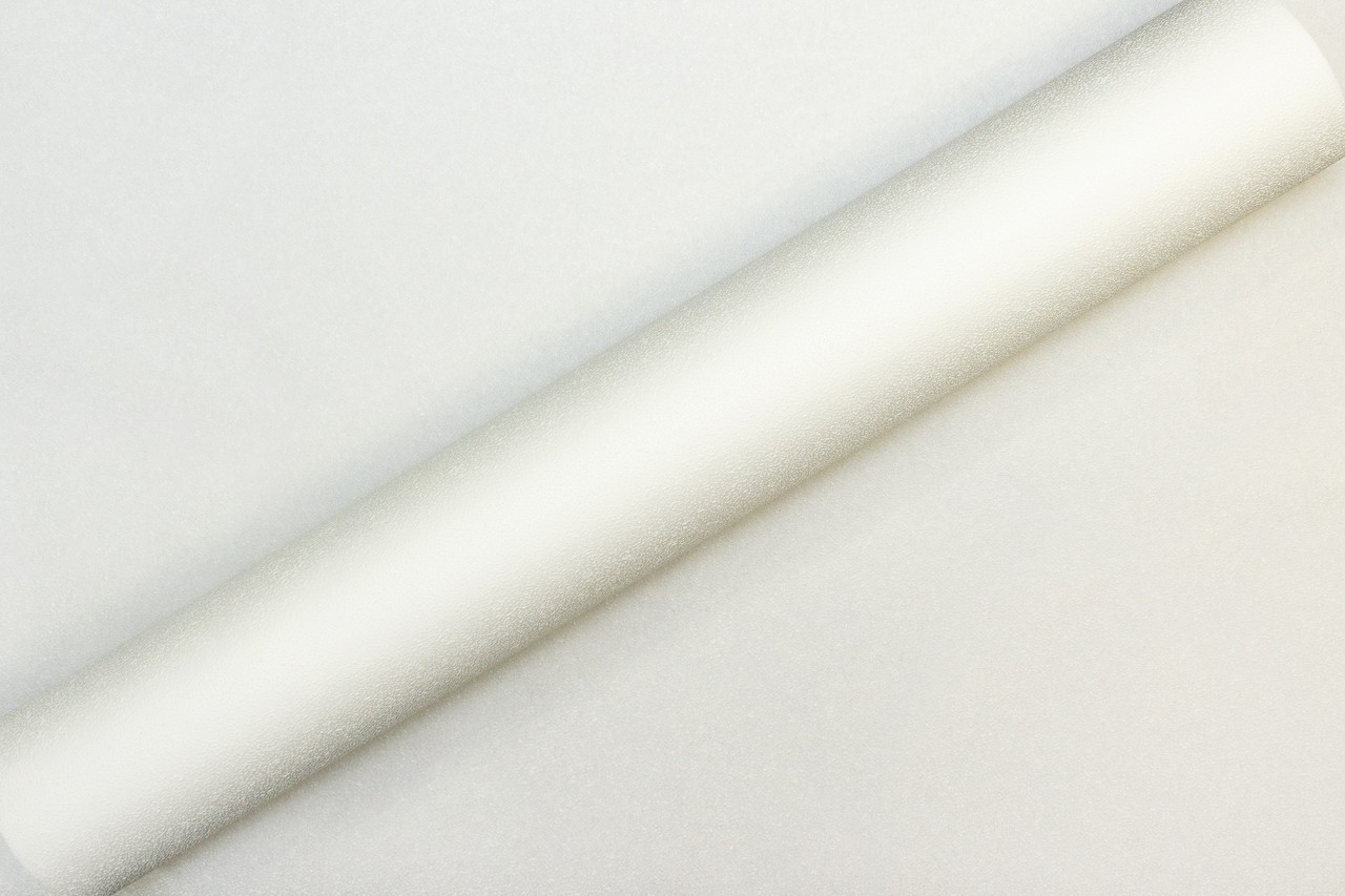 Vinyl Foam wallpaper on non-woven base Vinil Painted Wallpaper PRO 2-10 Snowball White 10,05 x 1,06 m