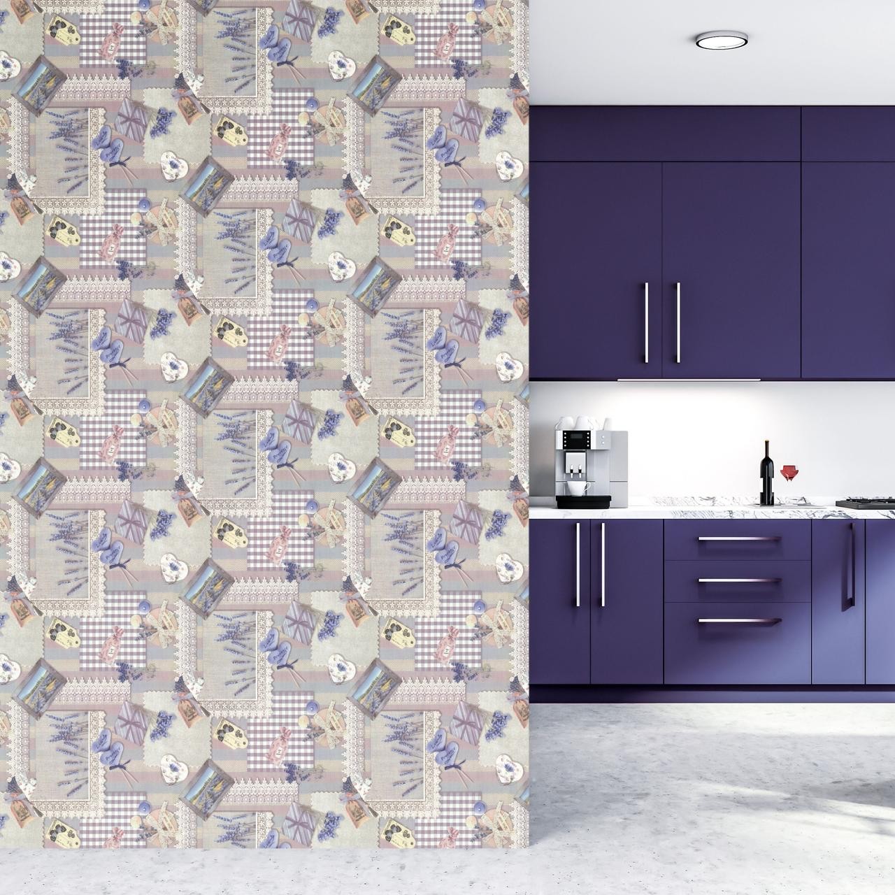 Hot Embossed wallpaper on Non-Woven Base Vinil Lavender SHT 3-1532 Light-Lilac 10,05 x 1,06 m