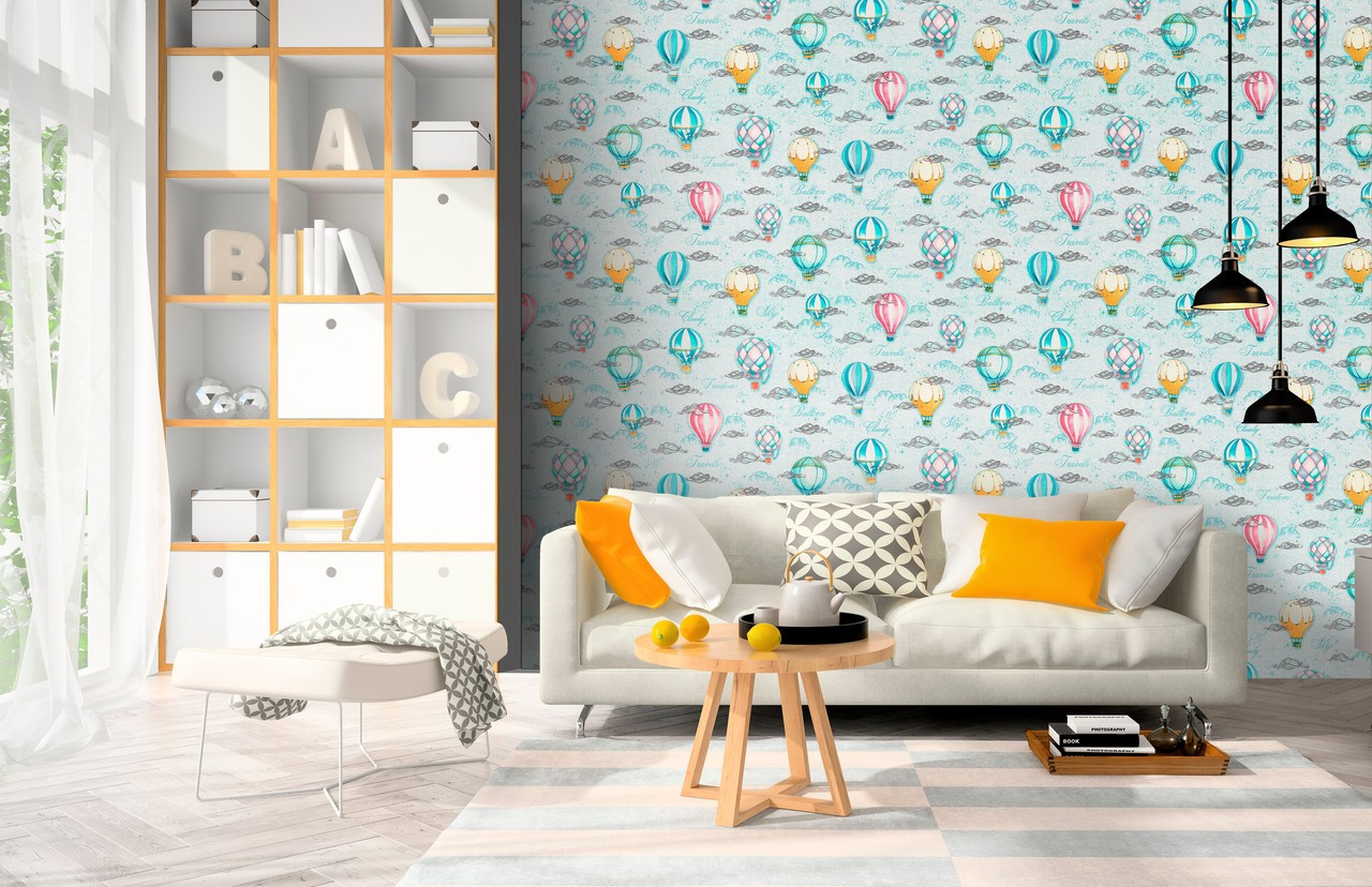Hot Embossed wallpaper on Non-Woven Base Vinil Sky SHT 1-1537 Sandy 10,05 x 1,06 m